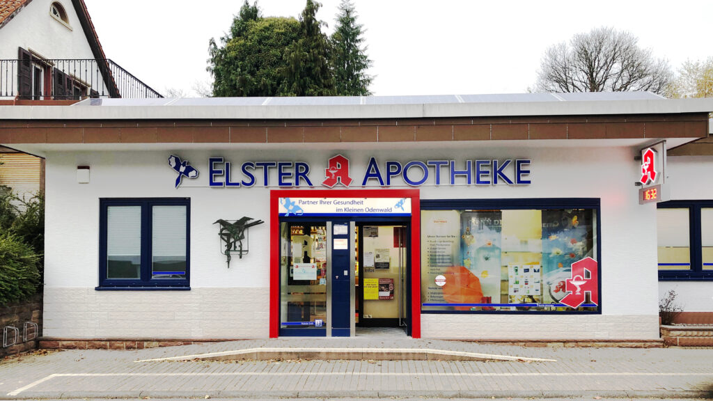 Filiale der Elster-Apotheke Aglasterhausen von Außen